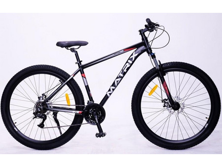 Matrix Team Mountain Bike 29" Αλουμινίου με 21 Ταχύτητες και Δισκόφρενα Μαύρο Κόκκινο