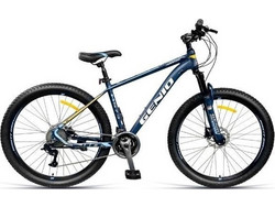 Genio MTB Mountain Bike 27.5" Αλουμινίου με 27 Ταχύτητες και Δισκόφρενα Navy Μπλε