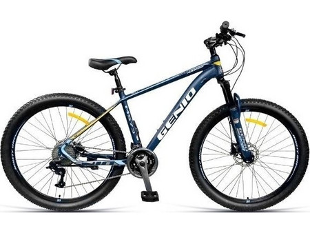 Genio MTB Mountain Bike 27.5" Αλουμινίου με 27 Ταχύτητες και Δισκόφρενα Navy Μπλε
