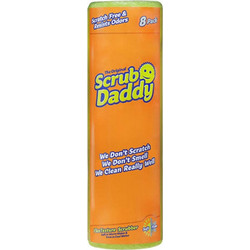 Σφουγγάρια Scrub Daddy - The Original Scrub Daddy FlexTexture Scrubber Yellow 8 τμχ
