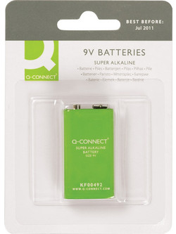 Q-CONNECT Super Alkaline 9V 1τμχ