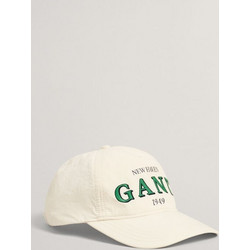 Gant Ανδρικό Καπέλο Jockey Υφασμάτινο Λευκό 9900103-130