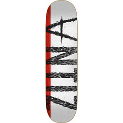 Antiz Skateboards U Team Board Big Script White 8.125