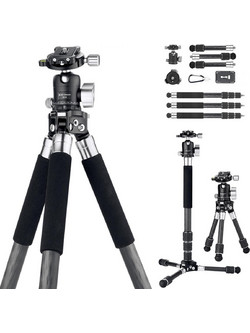 K&F Concept S254C2 Carbon Fiber With Head