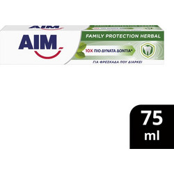 Aim Family Protection Herbal Οδοντόκρεμα 75ml