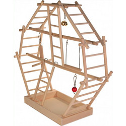 Trixie Σκάλα για Κλουβί Πτηνών Ξύλινο Πάρκο 44x44x16cm Κωδικός: 26040540