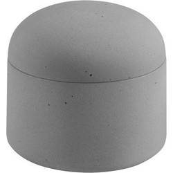 Κουτί Αποθήκευσης Κεραμικό Gemma Dark Grey 10.6x9 - Spirella