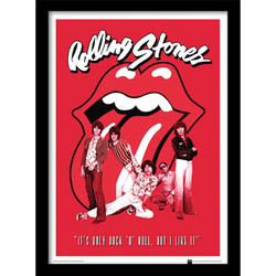 The Rolling Stones - It's Only Rock N Roll 30 x 40cm Collector Print (Wooden Framed) - FP11015P-PL