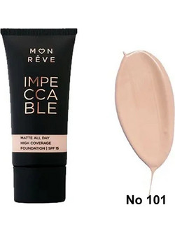 Mon Reve Impeccable Matte All Day 101 Liquid Foundation 30ml