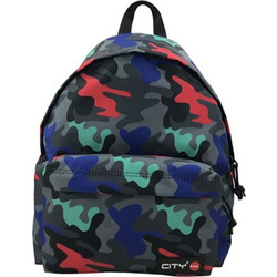 City The Drop Colored Camo Σχολική Τσάντα Πλάτης Γυμνασίου - Λυκείου Πολύχρωμη 24117