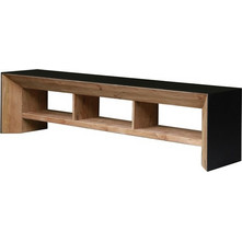 Ravenna Έπιπλο Τηλεόρασης Ξύλινο Μπεζ Μ240xΠ48xΥ60cm 042051