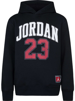 Jordan Παιδικό Φούτερ με Κουκούλα Μαύρο 95C479-023