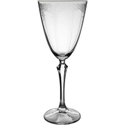 Crystalex Σετ Ποτήρι Νερού Κρυστάλλινα Κολωνάτα Elisabeth 350ml 6τμχ CLX08106021