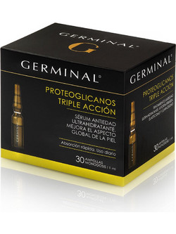 Germinal Accion Profunda Proteoglicanos Αντιγηραντικό Ενυδατικό Serum Προσώπου για Σύσφιξη με Υαλουρονικό 30x1ml