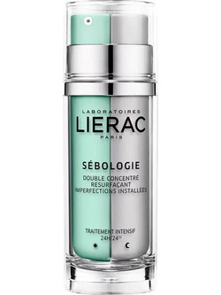 Lierac Sebologie Double Concentrate Resurfacing Imperfections Ενυδατικό Serum Προσώπου 2x15ml
