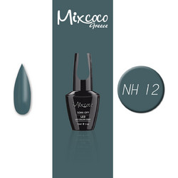 Mixcoco NH-012 Ημιμόνιμο Βερνίκι Νυχιών 15ml