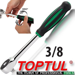 TOPTUL CJTV1224 καστάνια με περιστροφική λαβή 3/8''