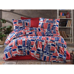 Linea Home Σετ Σεντόνια Μονά 160x240 Denim 2τμχ