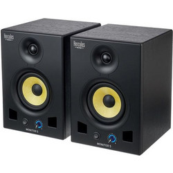 Hercules Monitor 5 Αυτοενισχυόμενα Ηχεία 80W Μαύρα (Ζεύγος)