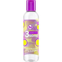 iD 3SOME Passion Fruit Λιπαντικό Gel Νερού Κόλπου Πρωκτού & Μασάζ 118ml