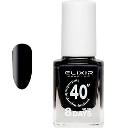 Elixir Up To 8 Days 016 Black Gloss Βερνίκι Νυχιών Μακράς Διαρκείας Quick Dry 13ml