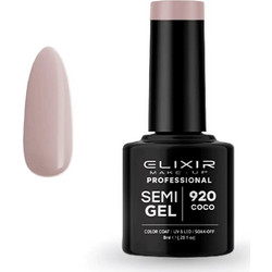 Elixir Semigel 920 Coco Ημιμόνιμο Βερνίκι Νυχιών 8ml