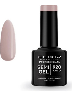 Elixir Semigel 920 Coco Ημιμόνιμο Βερνίκι Νυχιών 8ml