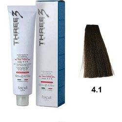 Faipa Three Color 4.1 Καστανό Σαντρέ Μόνιμη Βαφή Μαλλιών 120ml