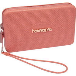 Havaianas Plus Glitter 4147273-3544 Γυναικείο Νεσεσέρ Παραλίας 17x2.5x10cm Κοραλί