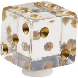 Jibbitz Clear Dice CROCS Χρυσό