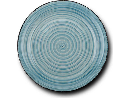 Nava Πιάτο Ρηχό Κεραμικό Lines Faded Blue 27cm 10-099-221