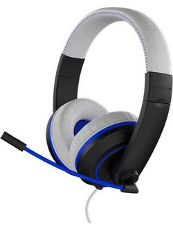 Gioteck XH-100S Gaming Headset On Ear White Black