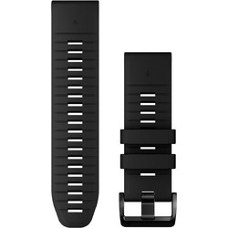 Garmin QuickFit 26mm Λουράκι Σιλικόνης Black (Fenix 6 / 6X / 6S)