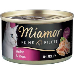 Finnern Miamor Feine Filets Adult with Chicken & Rice in Jelly 100gr