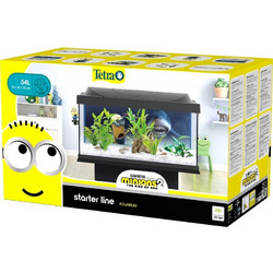 Tetra Minions Ενυδρείο Ψαριών με Φωτισμό 54lt Μαύρο