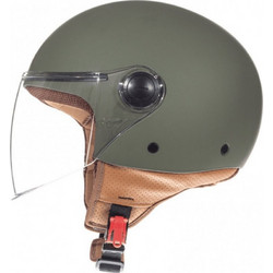 MT Street Rubber Military Matt Green Κράνος Μηχανής Jet 1000gr