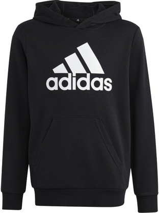 Adidas Παιδικό Φούτερ με Κουκούλα Μαύρο HR6380