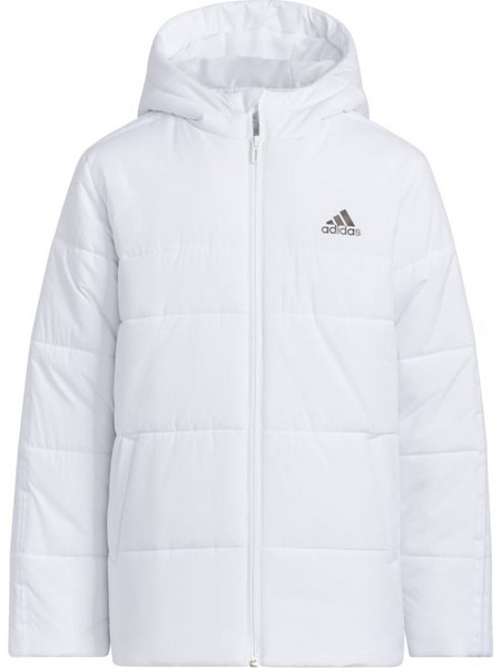 Adidas Αθλητικό Παιδικό Μπουφάν Χειμωνιάτικο Puffer Λευκό IL6095