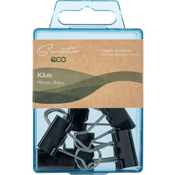 Κλιπ Eco 19mm 8τεμ