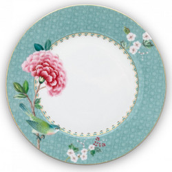 Pip Studio Πιάτο Φρούτου Πορσελάνης Blushing Birds Blue 21cm 51001202