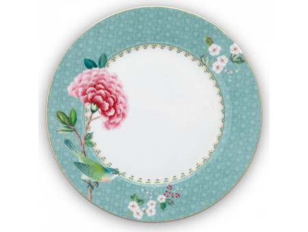Pip Studio Πιάτο Φρούτου Πορσελάνης Blushing Birds Blue 21cm 51001202