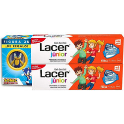 Lacer Φράουλα Junior Παιδικές Οδοντόκρεμες 2x75ml