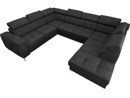 PoliHome Almeria Max Καναπές Κρεβάτι σε Σχήμα Π 350x225x78/99cm 162591529