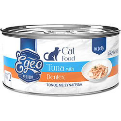 Egeo Pet Food Adult Grain Free with Tuna & Dentex in Jelly 85gr