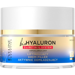 Eveline Bio Hyaluron 3x retinol System Lifting 50+ Day & Night Cream 50ml