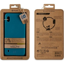 Θήκη Muvit Bambootek για το Galaxy A10 Ocean Blue