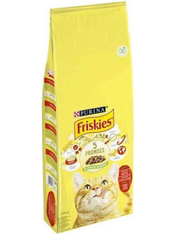 Purina Friskies 5 Promises Adult with Beef, Chicken & Vegetables 20kg