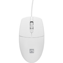 Natec RUFF 2 Ενσύρματο Ποντίκι White