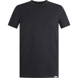 DSQUARED2 ΜΠΛΟΥΖΑ T-shirt Κοντομάνικο μαυρο ME LOGO εμπρος κατω SLIM FIT