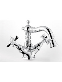 Μπαταρία Μπιντέ Bugnatese Princeton Chrome με Αυτόματη Βαλβίδα 844-100 Χρωμέ